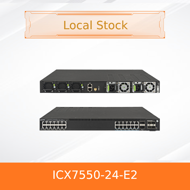 원활한 연결을 위한 24 포트 고급 Ruckus ICX7550-24-E2 스위치