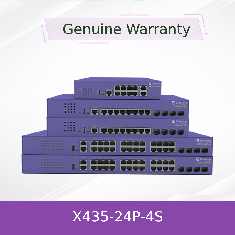 X435-24P-4S 프리미엄 기가비트 이더넷 스위치, 향상된 네트워크 안정성을 위한 익스트림 Xos