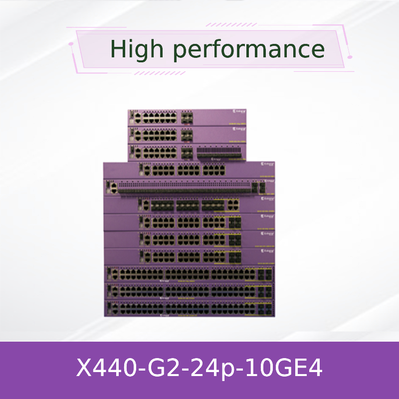 10GE4 스케일러블 AVB 익스트림 네트웍스 X440 스위치 G2 24T X440-G2-24p-10GE4 새 제품 및 정품