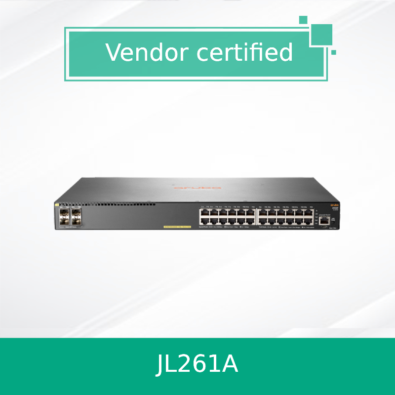 Hpe Aruba Networking 2930f 24G Poe+ 4SFP 370W 스위치 (JL261A) 새롭고 원래
