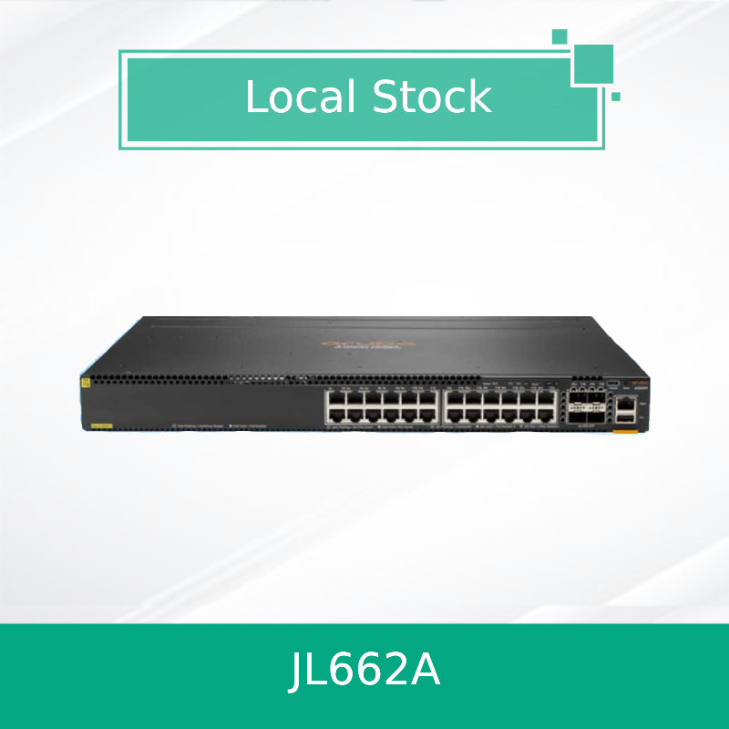 HPE Aruba 네트워킹 CX 6300M 24포트 1GbE Class 4 PoE 및 4포트 SFP56 스위치 (JL662A)