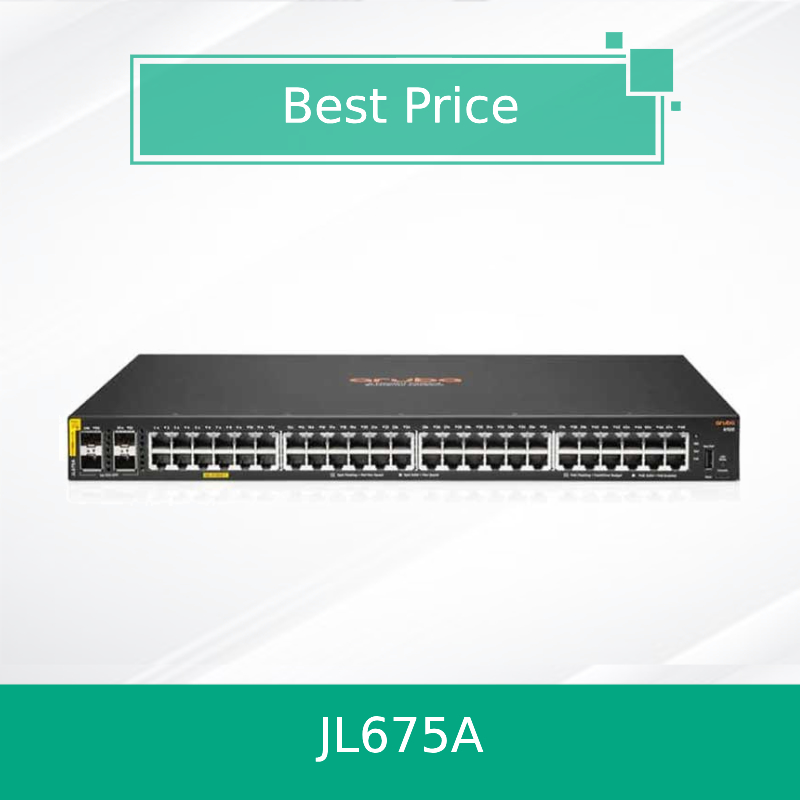 Hpe Aruba Networking Cx 6100 48g Class4 Poe 4SFP+ 370W 스위치 (JL675A) 새롭고 원래