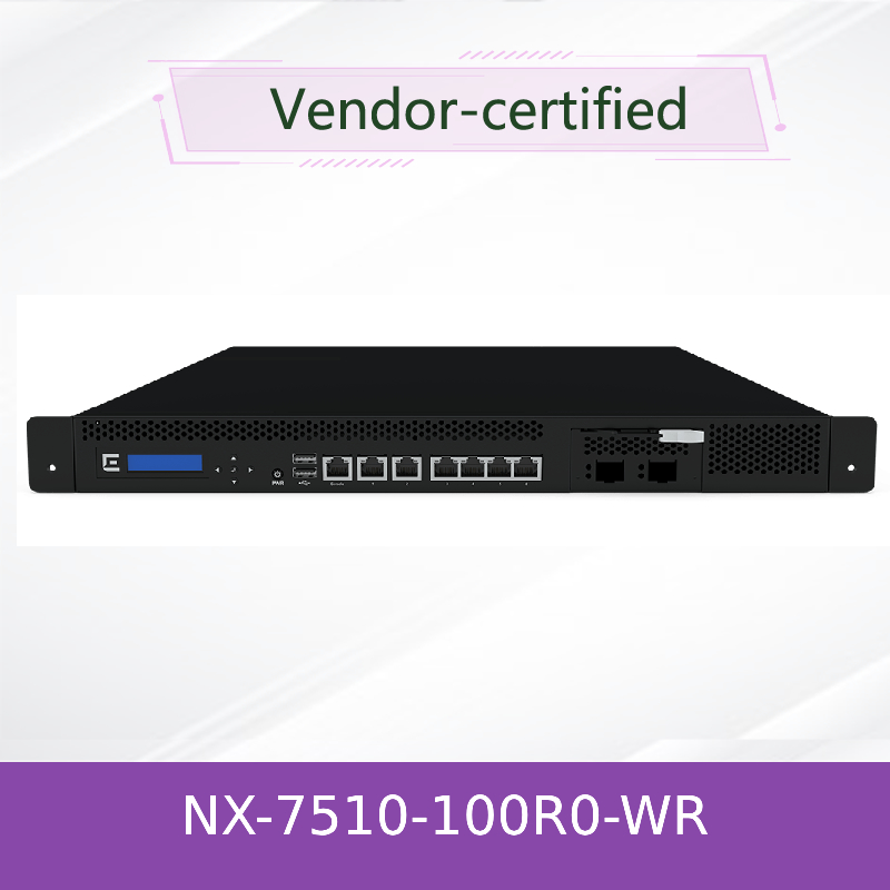 극단적 무선 액세스 포인트 NX - 7510-100R0 - WR 무선 네트워크 관리 장치 16GB RAM 64GB 고체타입 드라이브