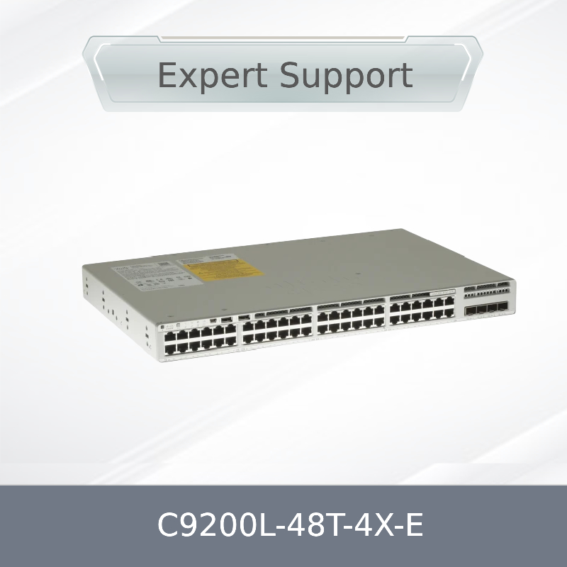 새로운 정품 C9200L-48t-4X-E 네트워크 스위치, L3, 관리형, 48 x 10/100/1000 + 4 x 10 기가비트 SFP+ (업링크)