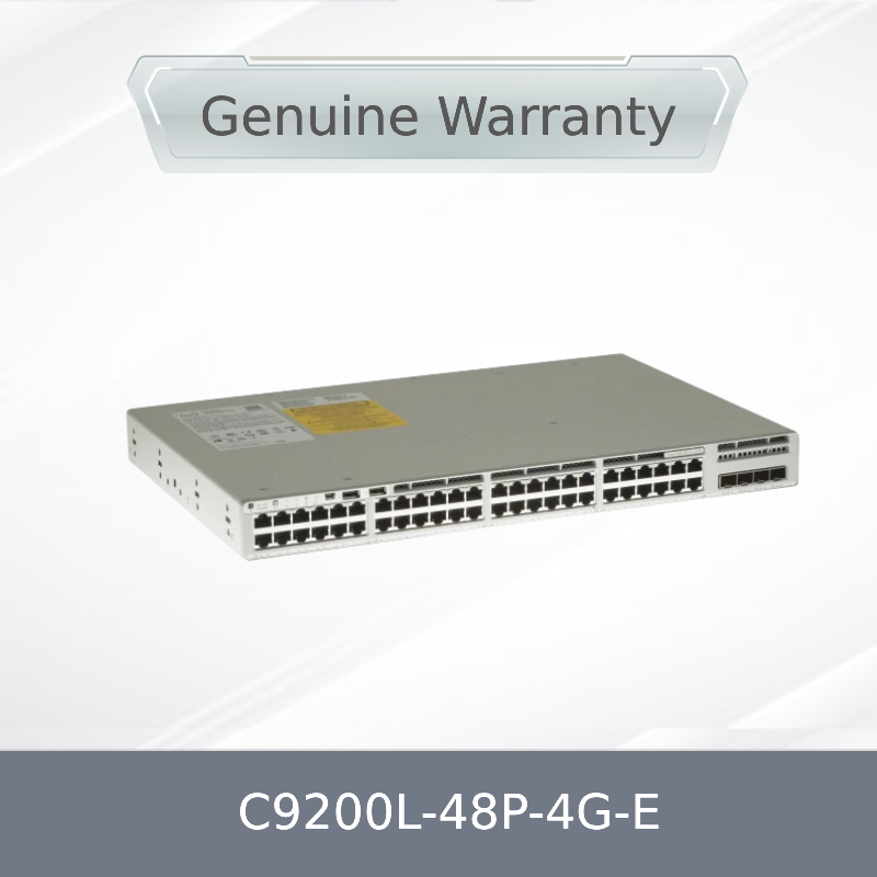 C9200L-48p-4G-E 네트워크 스위치 새롭고 오리지널 9200L 48 포트 포 4 1g SFP Uplink 스위치