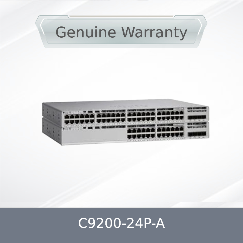 새로운 정품 C9200-24p-a 24포트 PoE+ 스위치 (네트워크 어드밴티지 포함)
