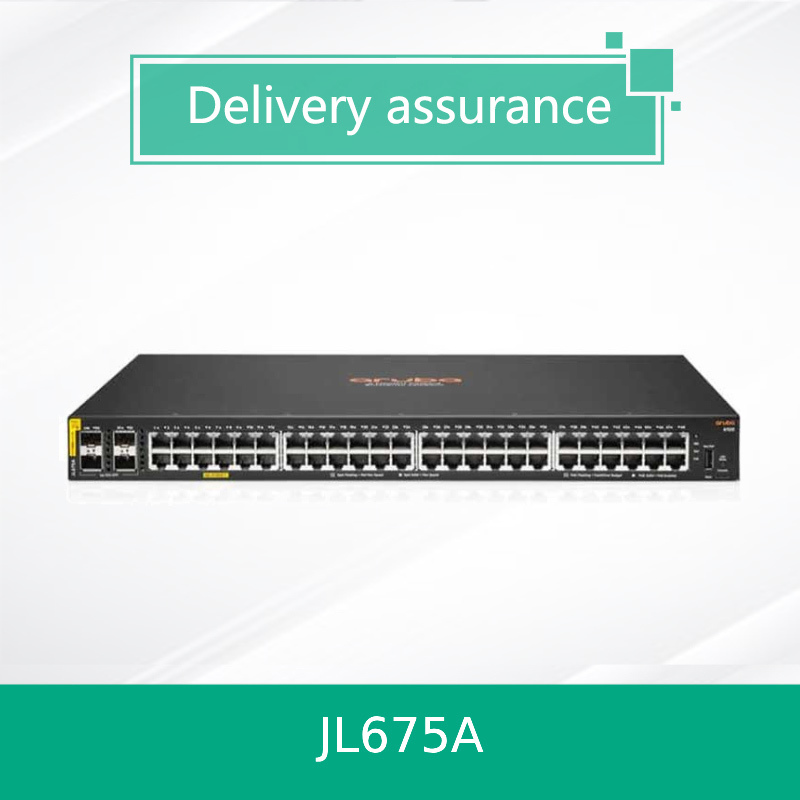 HPE 아루바 CX 6100 JL675A 48번 포트 기가비트 PoE+ 스위치 370W 클래스 4 4x SFP+ 관리 계층 2