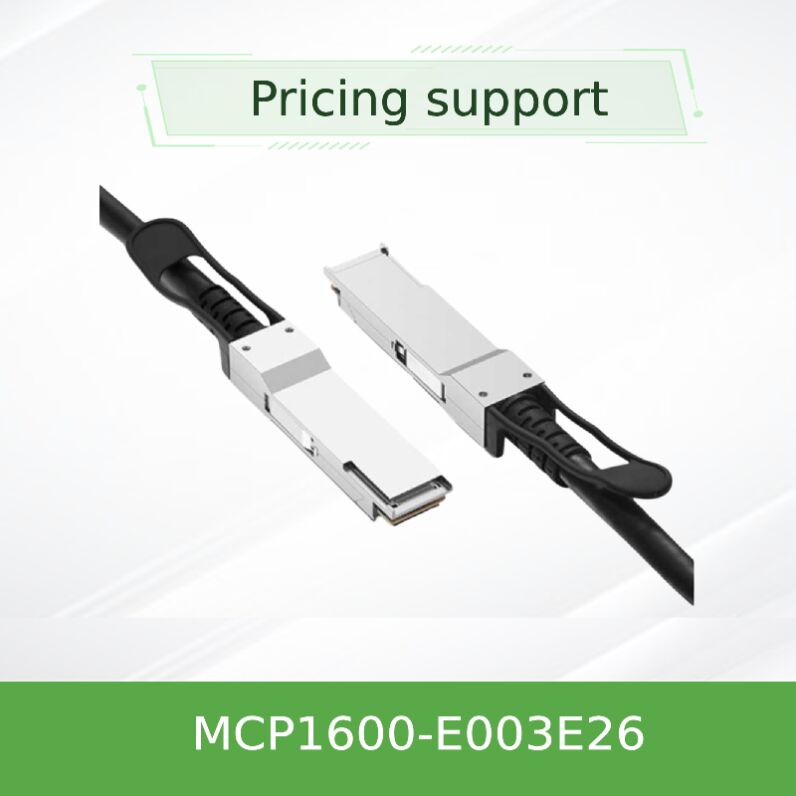 NVIDIA Mellanox MCP1600-E003E26 100Gb/s QSFP28 패시브 다이렉트 어태치 구리 케이블 – 3m, EDR InfiniBand, 저지연, 데이터 센터 상호 연결을 위한 거의 제로 전력