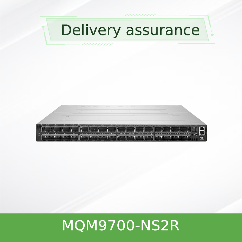 NVIDIA Quantum-2 MQM9700-NS2R 64-Port 400Gb/s Managed InfiniBand Switch with Reverse Airflow (C2P)