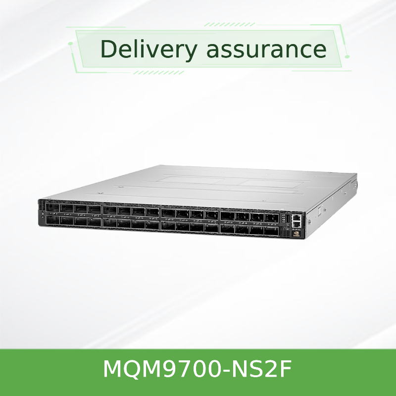 NVIDIA 퀀텀-2 MQM9700-NS2F 400Gb/s 인피니밴드 스위치 ∙ 64-포트 NDR, P2C 공기 흐름, 탑재 관리