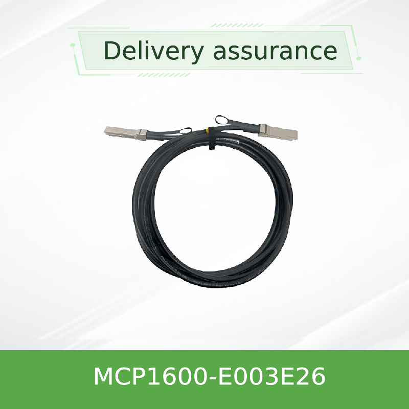 멜라노크스 MCP1600-E003E26 100Gb/s QSFP28 패시브 DAC 케이블 3m, 26AWG, EDR 인피니밴드