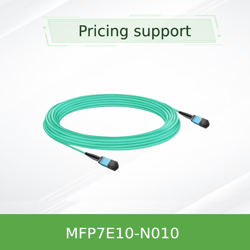 NVIDIA MFP7E10-N010 10m MPO-12/APC to MPO-12/APC Multimode Fiber Cable – Type-B Crossover for 400G/800G InfiniBand & Ethernet